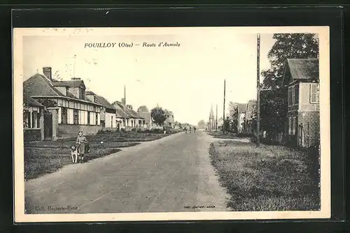 AK Fouilloy, Route d`Aumale, Strassenpartie