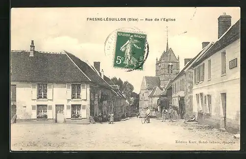 AK Fresnes-Lèguillon, Rue de l`Eglise