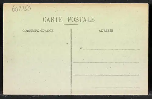 AK Conchy-les-Pots, Bureau de Postes et Rue de l`Eglise