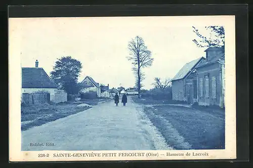 AK Sainte-Geneviève Petit Fercourt, Hameau de Lacroix