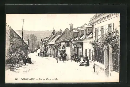 AK Rethondes, Rue du Pont, Ortspartie