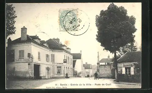 AK Senlis, Entrée de la Ville, Porte de Creil