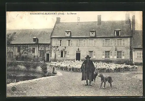 AK Regnonval-Blicourt, La Ferme