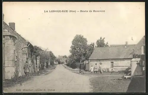 AK La Longue-Rue, Route de Beauvais