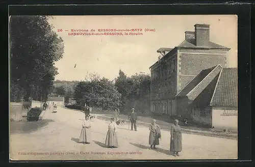 AK Laneuville-sur-Ressons, Le Moulin