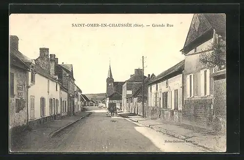 AK Saint-Omer-en-Chaussée, Grande Rue