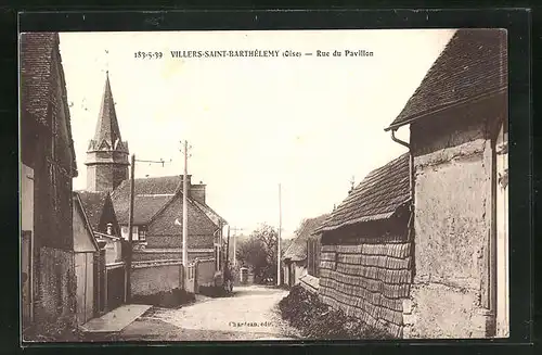AK Villers-Saint-Barthélemy, Rue du Pavillon