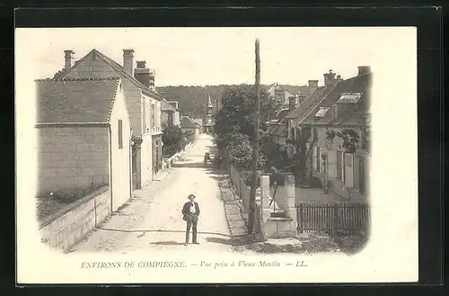 AK Vieux-Moulin, Vue prise