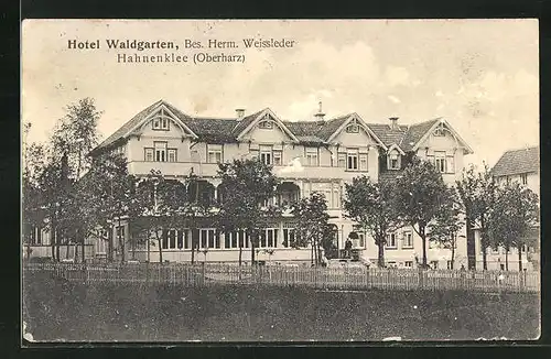 AK Hahnenklee, Hotel Waldgarten