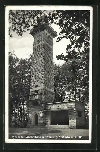 AK Fellbach, Aussichtsturm Kernen