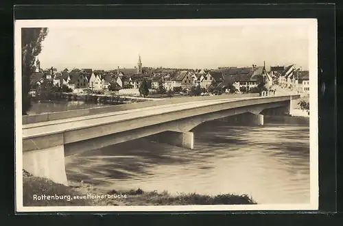 AK Rottenburg, neue Neckarbrücke
