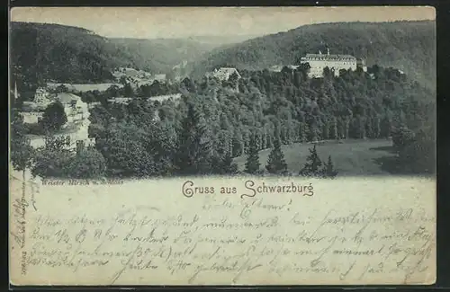 AK Schwarzburg, Weisser Hirsch und Schloss