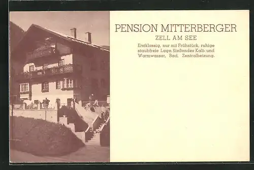 AK Zell am See, Hotel-Pension Mitterberger