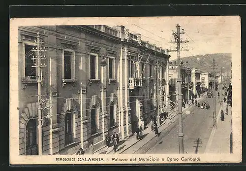 AK Reggio Calabria, Palazzo del Municipio e Corso Garibaldi