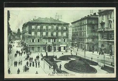 AK Fiume, Piazza Regina Elena, Café Adria