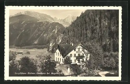 AK Mayrhofen, Bergführer Hotters Gasthaus Hochsted