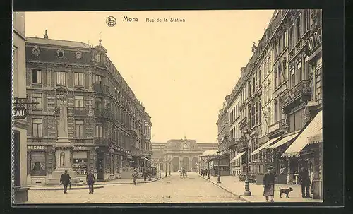 AK Mons, Rue de la Station