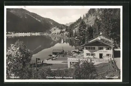AK Nesselwängle, Gasthof und Pension Alpenhof am See