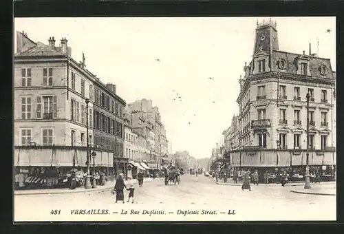 AK Versailles, La Rue Duplessis