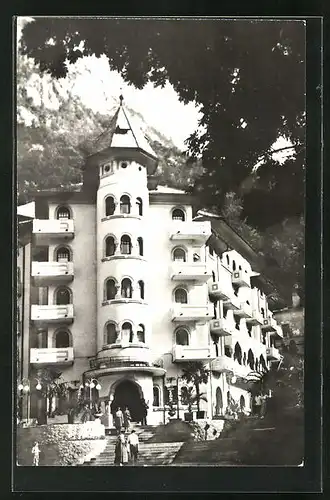 AK Baile Herculane, Ansicht vom Hotel Cerna