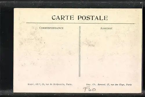 AK Conchy-les-Pots, La Poste, Ortspartie