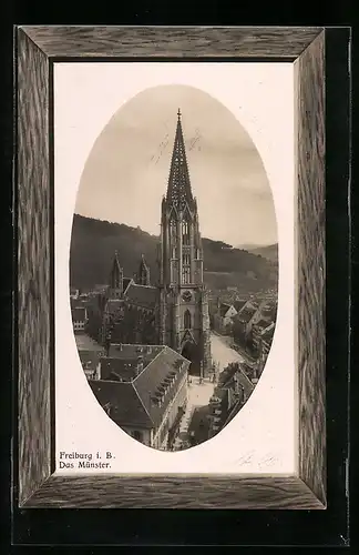 AK Freiburg i. B., Blick auf das Münster