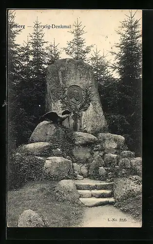 AK Triberg, Gerwig-Denkmal