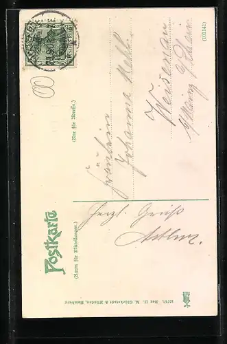 AK Buxtehude, Schleuse, Hafen, Angestrasse, Este