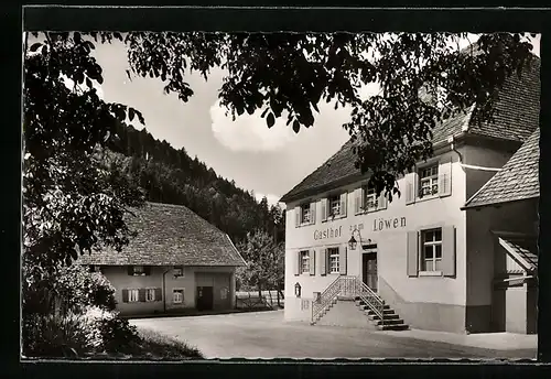 AK Bleibach /Elztal, Gasthof und Pension zum Löwen, Bes. Familie P. Riesterer