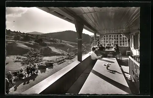 AK Herrenalb-Aschenhütte, Ferienheim des BCJ mit DJH-Schullandheim