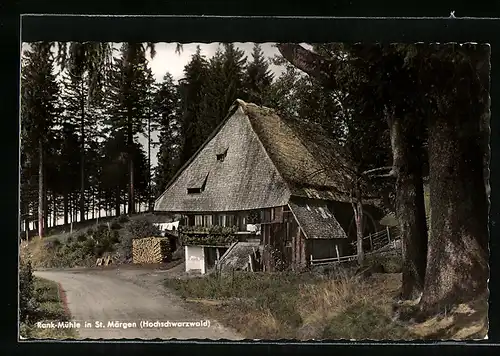 AK St. Märgen /Schwarzwald, Die Rank-Mühle