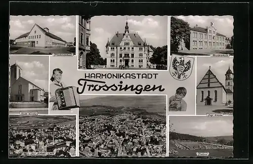 AK Trossingen, Das Hohner-Werk, Friedensschule und Rathaus