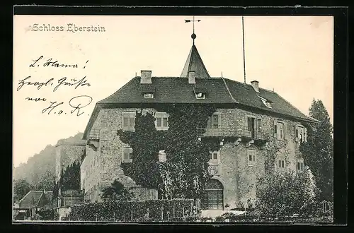 AK Eberstein b. Gernsbach, Schloss Eberstein