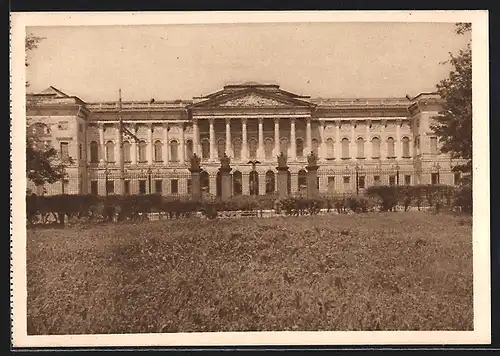 AK Leningrad, Russian Museum, Art section, Lassalle Square