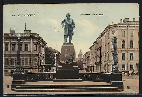 AK St. Petersbourg, Monument de Glinka
