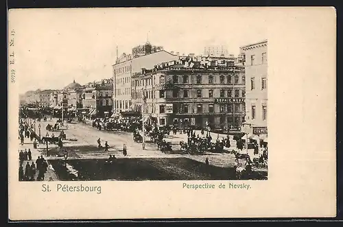 AK St. Petersbourg, Perspective de Nevsky