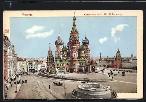 AK Moscou, Cathedrale de St. Wasill Blajennoy