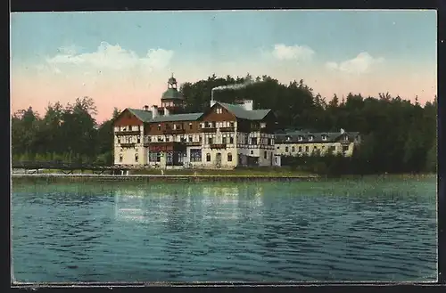 AK Prien in Obb., Kurhaus und Strandhotel am Chiemsee