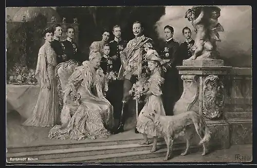 AK Kaiserin Wilhelm II. und Auguste Victoria von Preussen