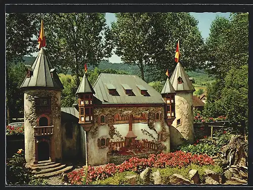 AK Altsimonswald /Schwarzwald, Cafe Märchengarten, Das Dornröschenschloss