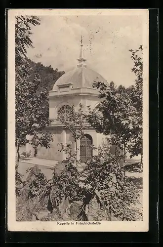 AK Berlin-Friedrichsfelde, Anblick der Kapelle