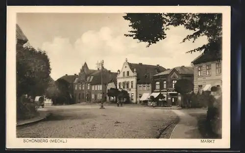 AK Schönberg / Meckl., Markt