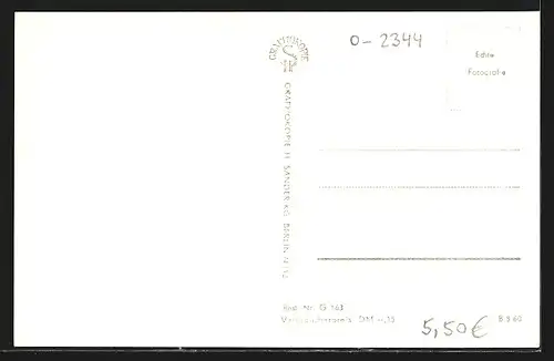 AK Glowe a. Rügen, Strassenpartie