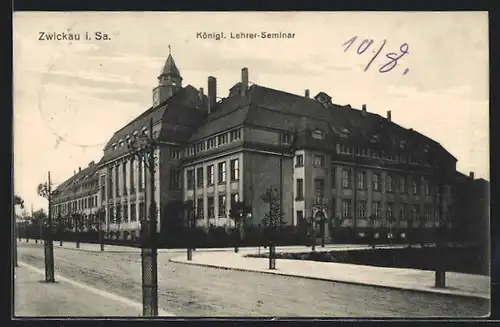 AK Zwickau i. Sa., Königliches Lehrer-Seminar