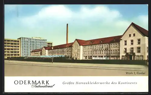 AK Goslar, Herrenkleiderwerke Odermark International, Werk I