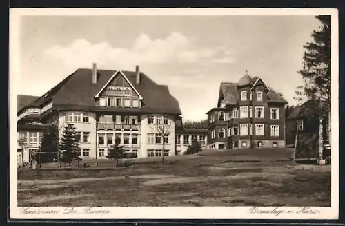 AK Braunlage / Harz, Sanatorium Dr. Barner