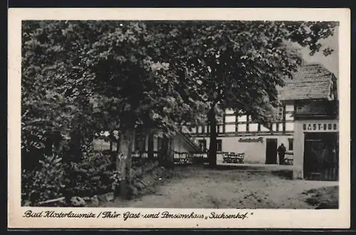 AK Bad Klosterlausnitz, Gast- und Pensionshaus Sachsenhof