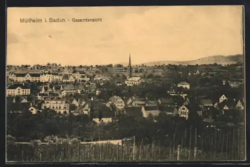 AK Müllheim i. Baden, Gesamtansicht