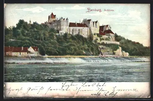 AK Bernburg, Blick zum Schloss