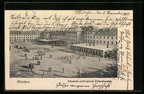 AK München, Infanterie-Leibregiment-Türkenkaserne